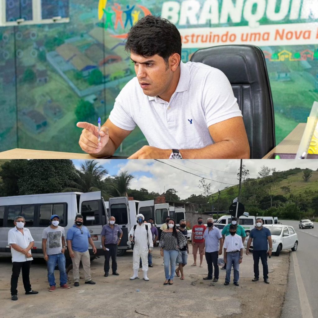 Branquinha mantém ações de desinfecção e higienização de espaços públicos para combate ao coronavírus