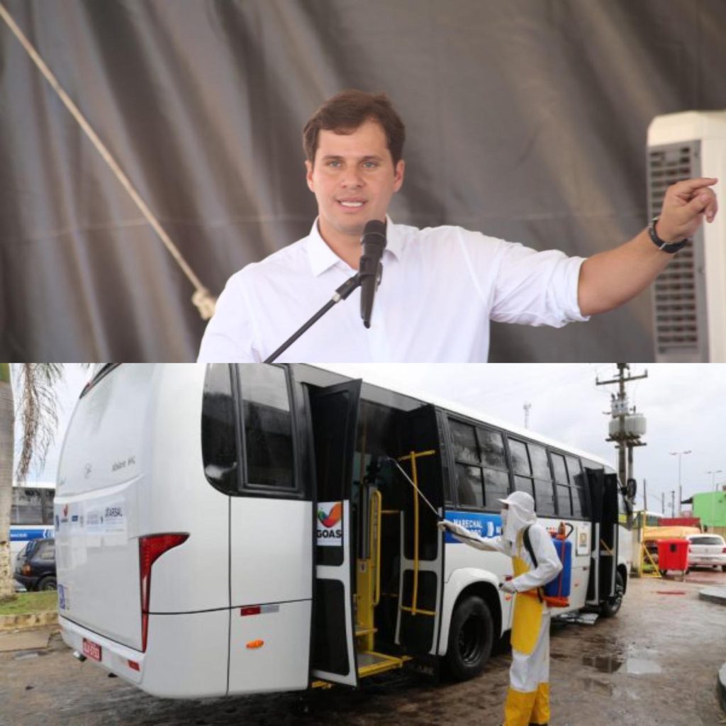 Prefeitura higieniza transportes complementares e realiza testes em motoristas e cobradores