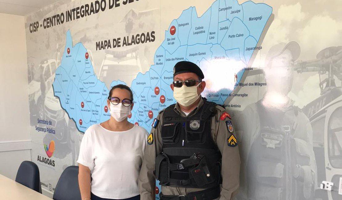 Durante inauguração do Cisp, prefeita destaca novos tempos vividos em Lagoa da Canoa