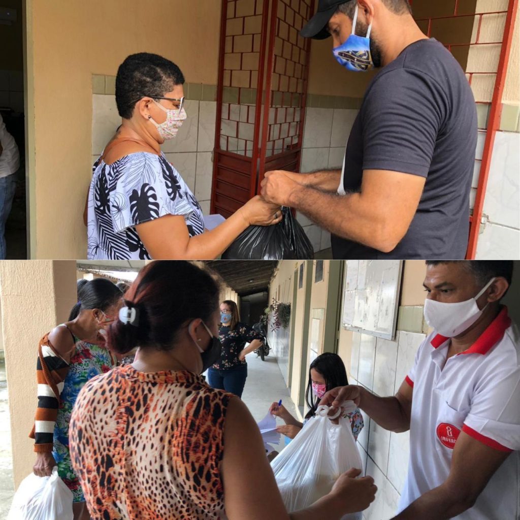 Prefeitura de Lagoa da Canoa realiza mais uma entrega do kit merenda para alunos da rede pública