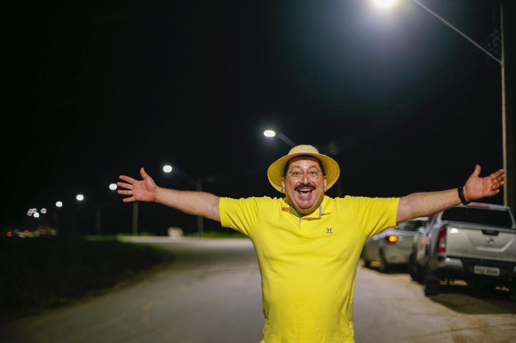Rio Largo: Iluminação de led chega a estrada da Cone após 100 anos