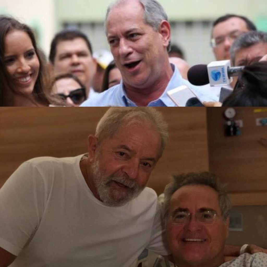 Ciro Gomes critica encontro de Renan Calheiros com Lula em hospital