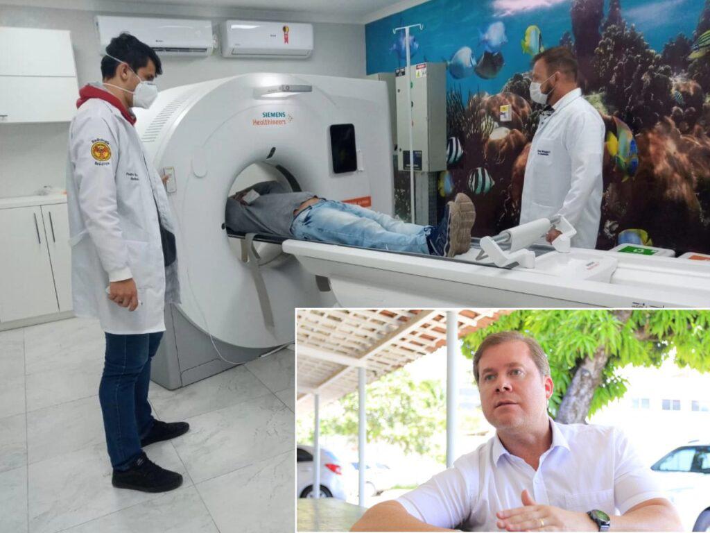 O hospital de Coruripe ganha tomógrafo mais moderno de Alagoas, com recurso garantido por Marx Beltrão