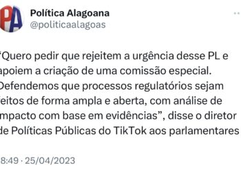 TikTok pede que deputados votem contra urgência do PL das Fake News