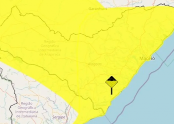 Alertas de chuva são emitidos para toda Alagoas
