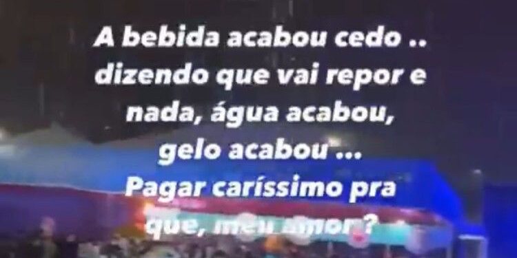 Furtos, pouca bebida e preços salgados: público avalia show do Nattan