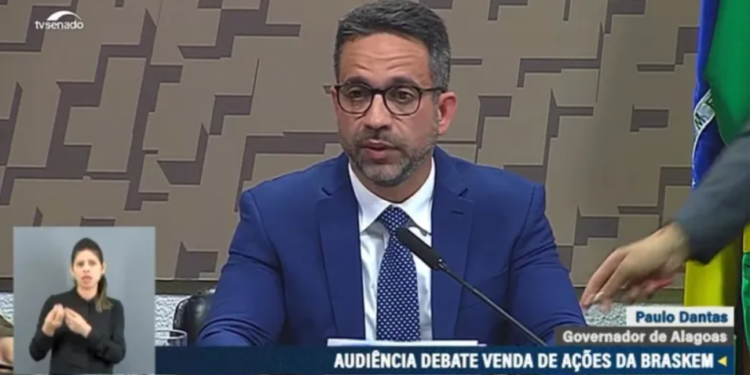 “Temos pressa na busca de soluções”, diz Paulo Dantas no Senado sobre Braskem