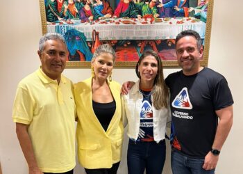 Deputado Francisco Tenório recebe visita do governador Paulo Dantas