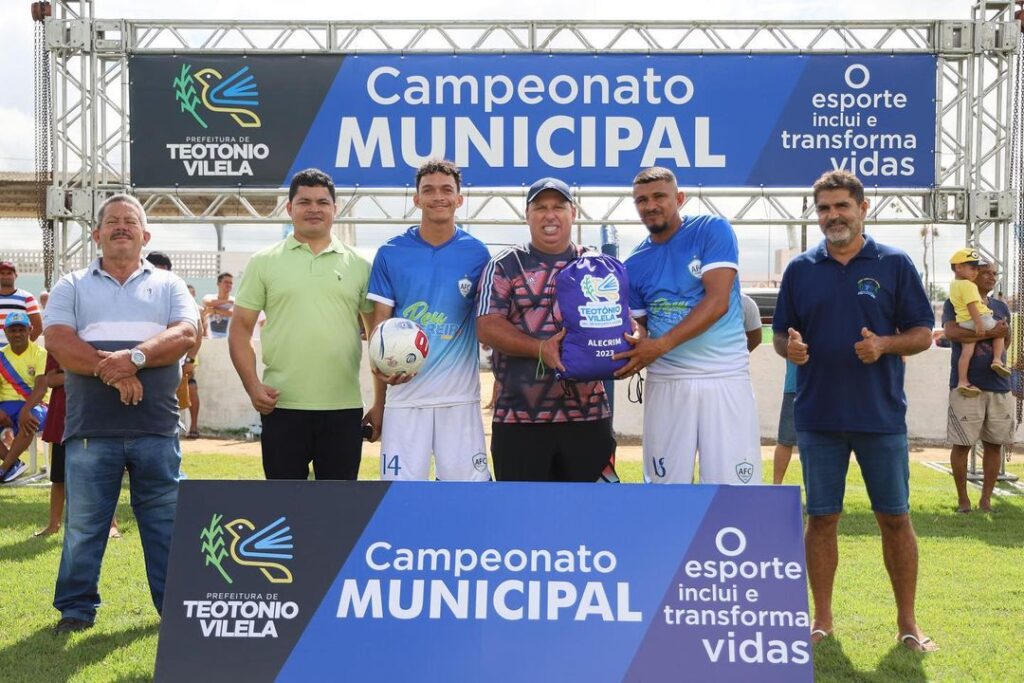 Campeonato Municipal de Futebol de Teotônio Vilela foi oficialmente aberto