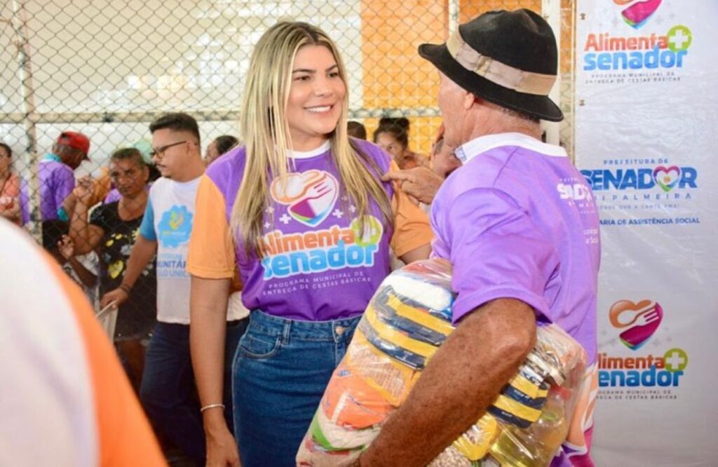 Jeane Moura bate recorde de sua avaliação em seu 2º mandato como prefeita de Senador Rui Palmeira