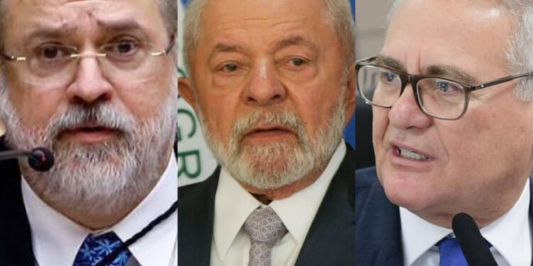 Lula admite manter Augusto Aras na PGR. Renan repudia: “Aras não pode ser reconduzido!”