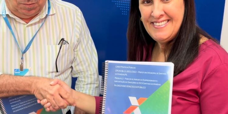 Prefeita Christiane Bulhões recebe da Caixa parecer de análise da Construção do Santuário de Senhora Sant’Ana