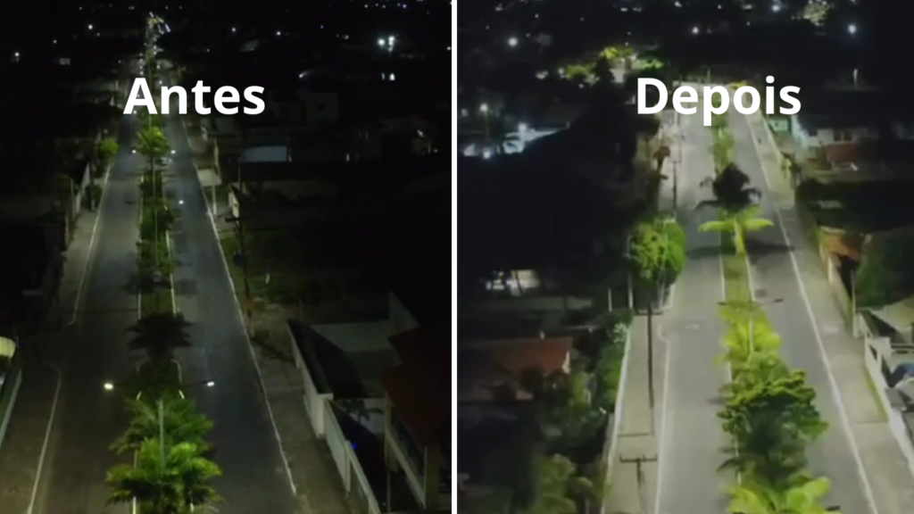 Prefeitura de Barra de São Miguel instala novas luminárias de LED no Conjunto Barramar
