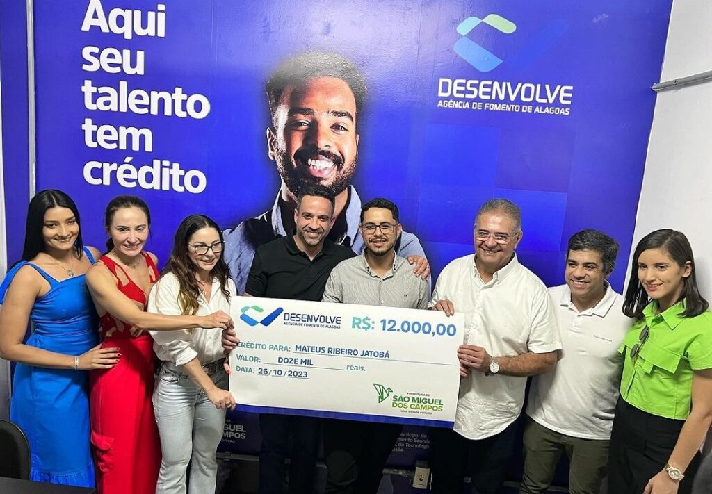 Prefeito George Clemente participa de inauguração da Sala da Agência Desenvolve em São Miguel dos Campos