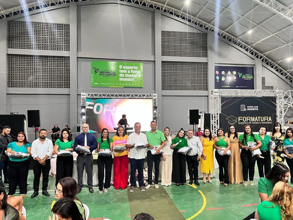 Prefeitura de São Miguel dos Campos realiza formatura do Programa Saúde com Agente