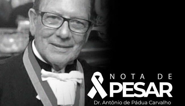 Morre, aos 81 anos, o cirurgião geral Antônio de Pádua Carvalho