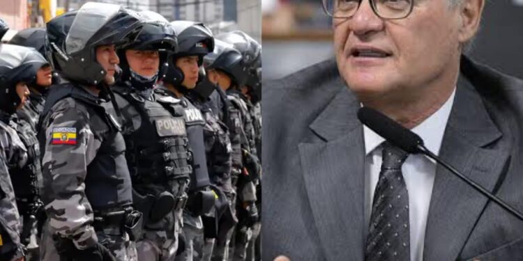 Renan sugere repatriação de brasileiros do Equador, caso escalada de violência persista