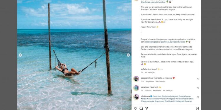 Governo de Alagoas realiza ação de marketing com influenciadores europeus