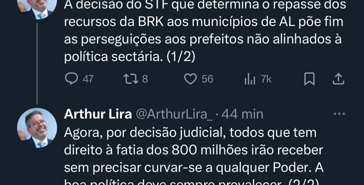 Decisão Judicial Encerra Perseguições e Garante Recursos aos Municípios de AL, Afirma Arthur Lira