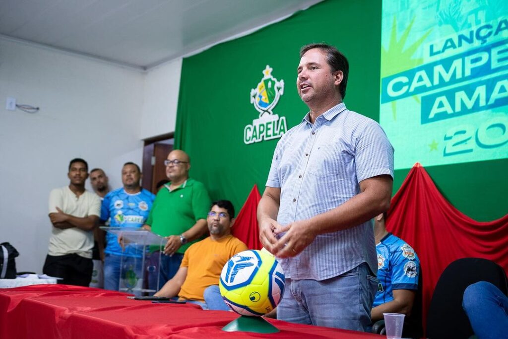 Capela: prefeitura realiza lançamento do Campeonato Amador de Futebol 2024