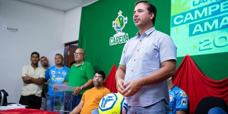 Capela: prefeitura realiza lançamento do Campeonato Amador de Futebol 2024