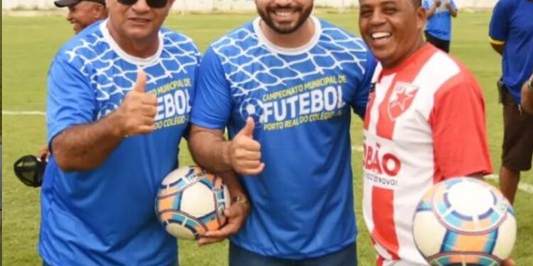 Porto Real do Colégio: prefeito participa de divulgação do Campeonato Municipal de Futebol Amador na cidade