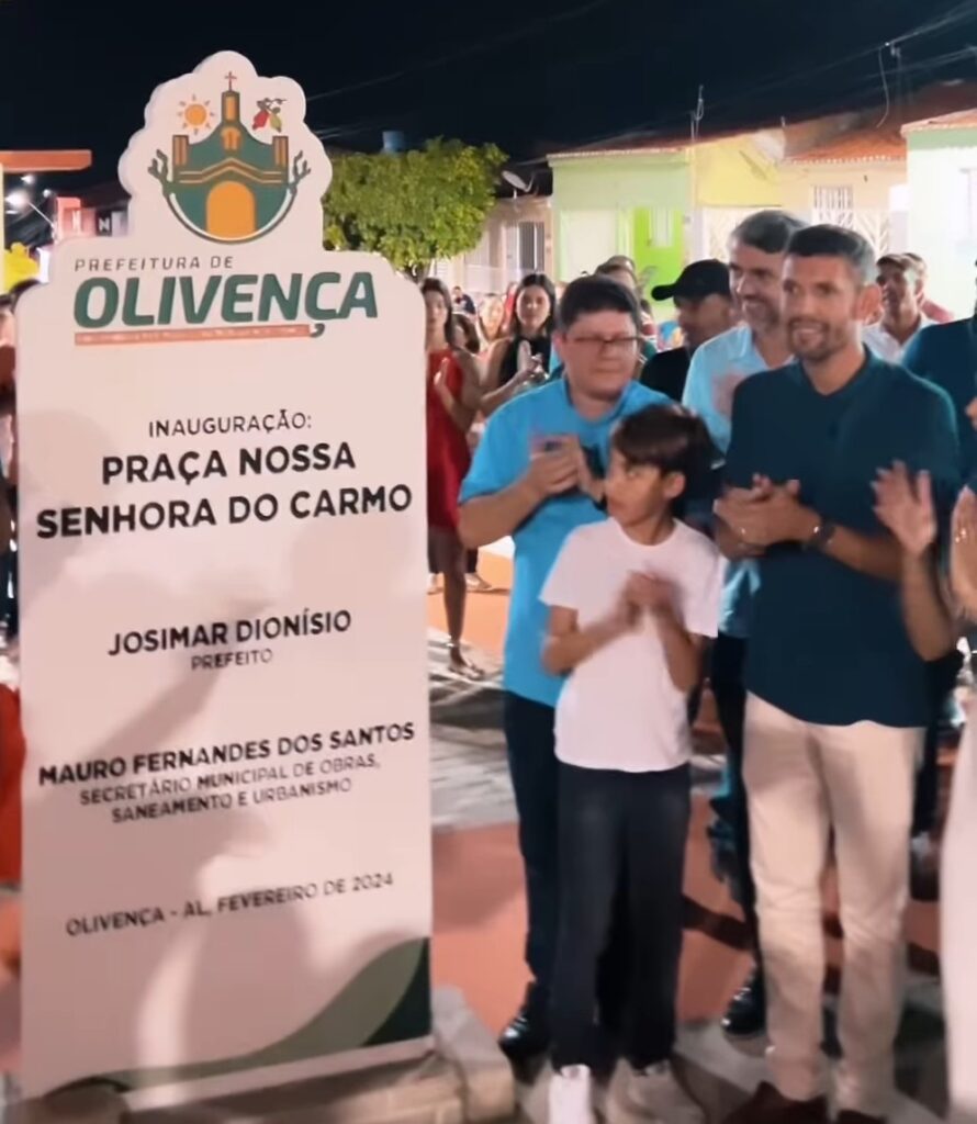 Prefeito Jó Dionísio participa da entrega da Praça Nossa Senhora do Carmo em Olivença