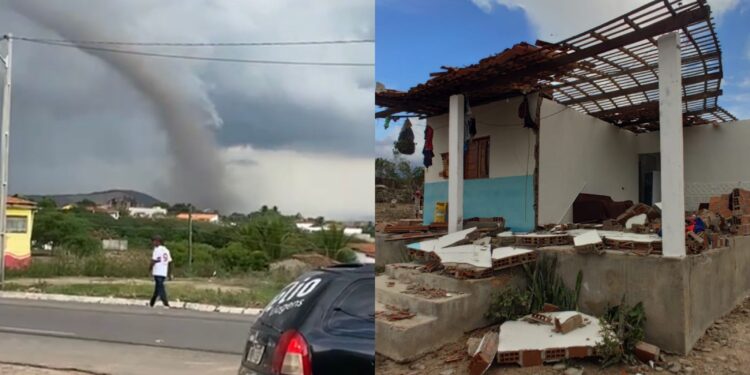 Tornado em Alagoas atinge velocidade de 117km/h