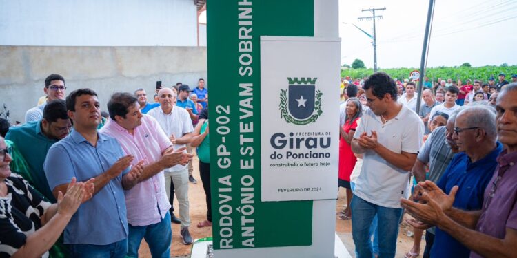 Girau do Ponciano Inaugura Rodovia GP 002 Antônio Estevam Sobrinho