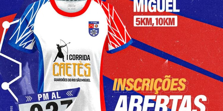 Polícia Militar promove a 1ª Corrida Caetés em São Miguel dos Campos
