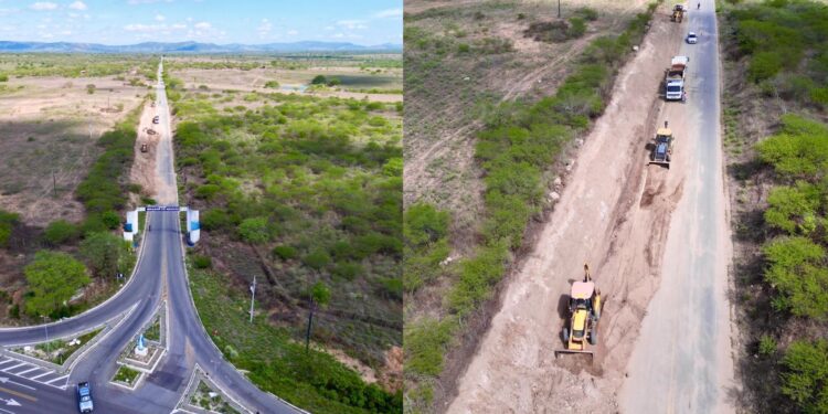 PREFEITURA INICIA OBRA DO NOVO PORTAL DE ENTRADA EM MINADOR DO NEGRÃO
