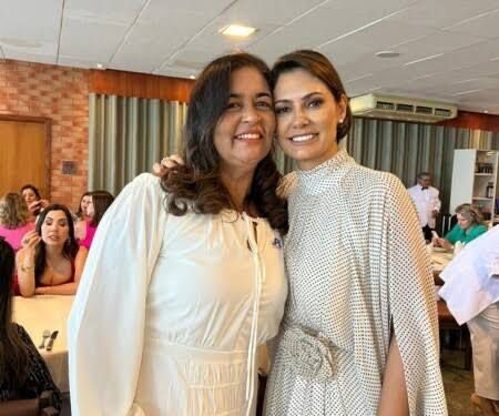 MICHELLE BOLSONARO CONFIRMA PRESENÇA EM EVENTO DO PL EM MACEIÓ