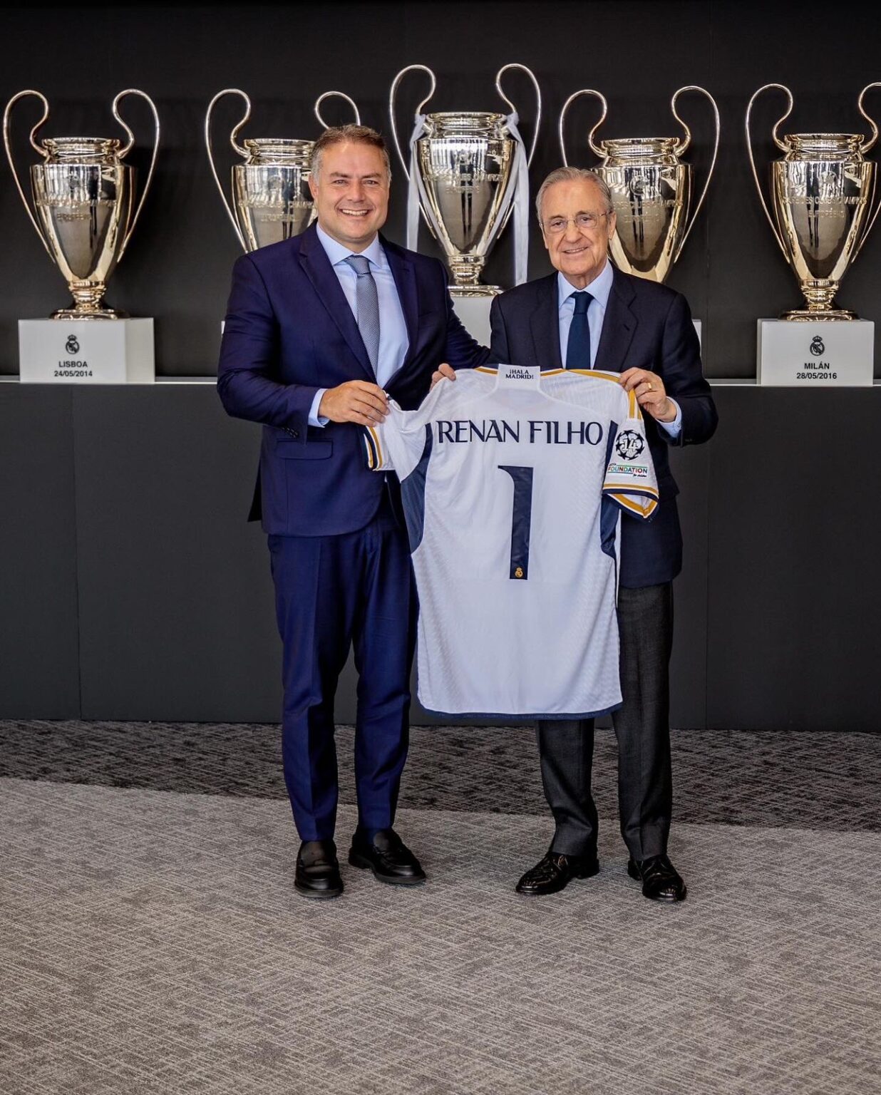 Futebol e infraestrutura: O encontro de Renan filho e Florentino Pérez
