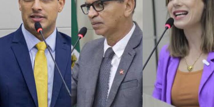 Os partidos escolhidos pelos vereadores Olívia Tenório, Galba Netto e Dr. Valmir