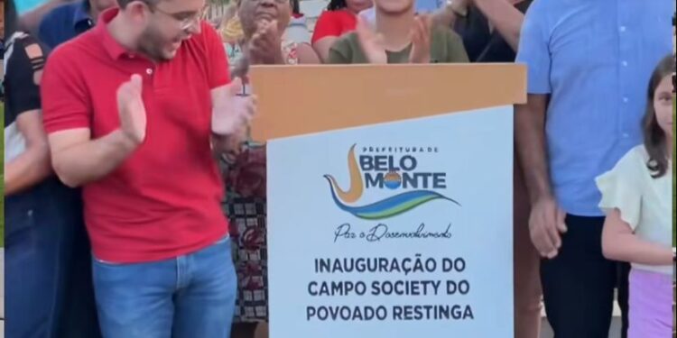 Belo Monte: prefeitura entrega campo de futebol na Restinga