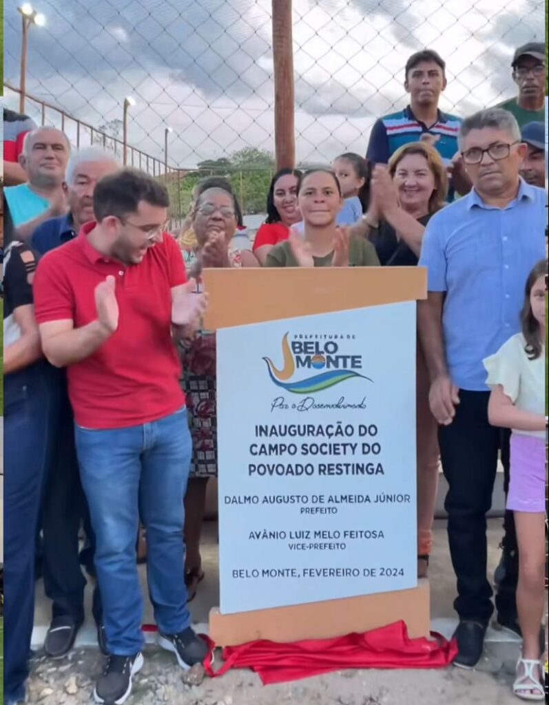 Belo Monte: prefeitura entrega campo de futebol na Restinga