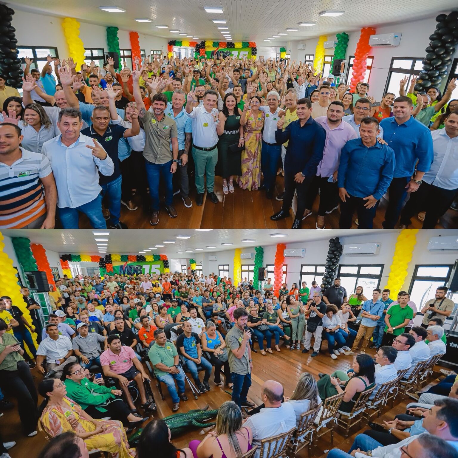 MDB lança pré-candidatura de Júnior Menezes a prefeito de União dos Palmares e reúne uma multidão de apoiadores