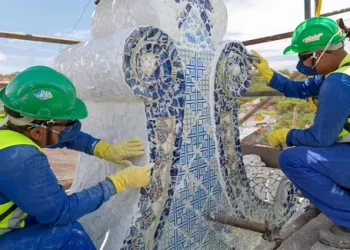 Igreja histórica de Bebedouro passa por intervenções para preservação de azulejaria