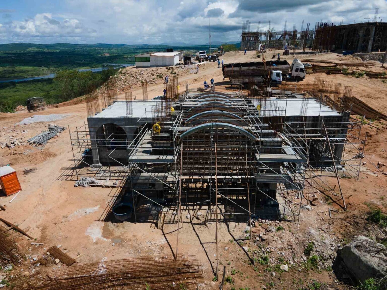 Com obras aceleradas, construção do Santuário Turístico de Senhora Sant’Ana é um sonho próximo da realidade