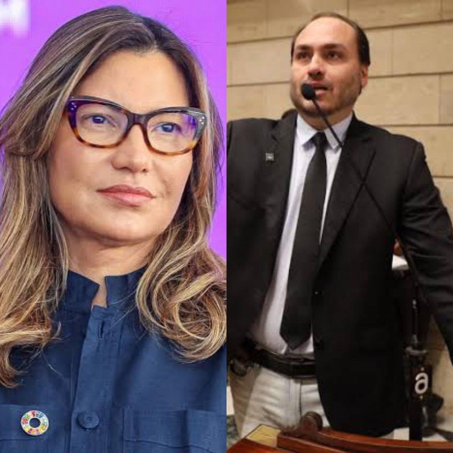 A semelhança entre as posturas de Janja e Carlos Bolsonaro em relação à tragédia gaúcha