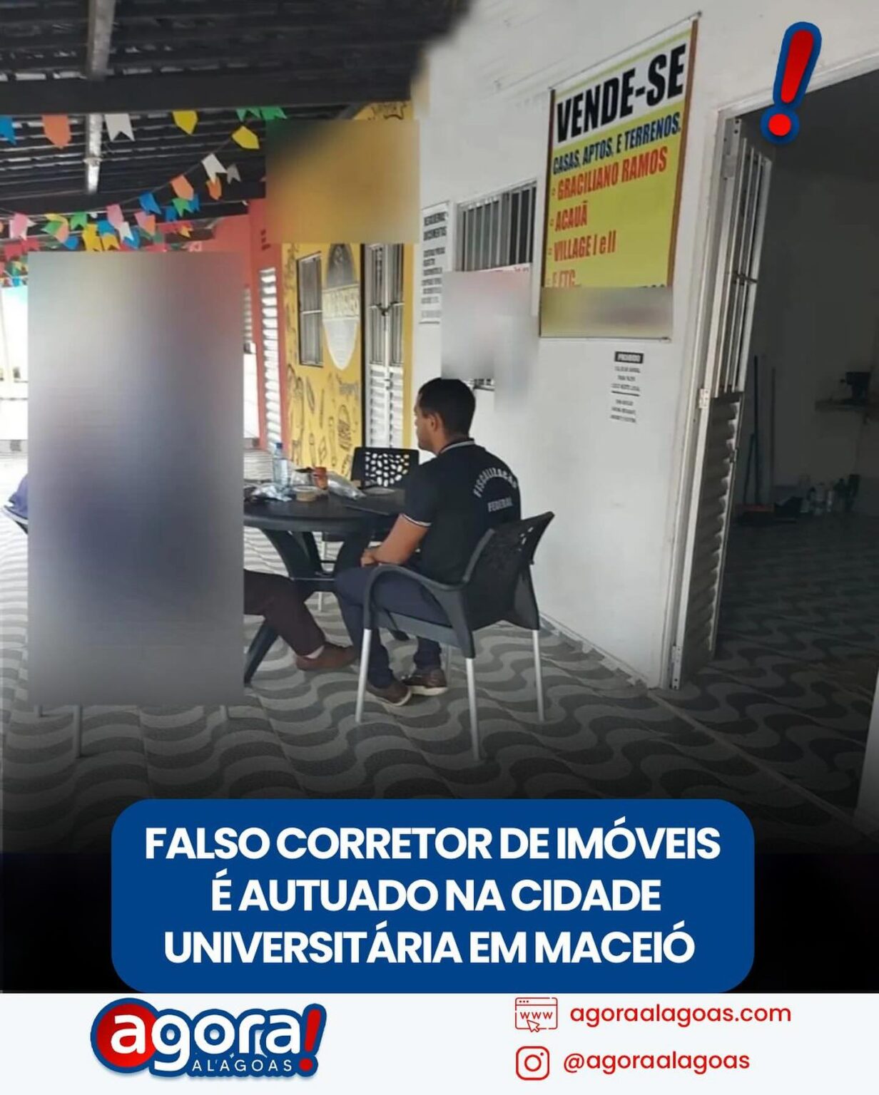 Falso corretor de imóveis é autuado na Cidade Universitária em Maceió