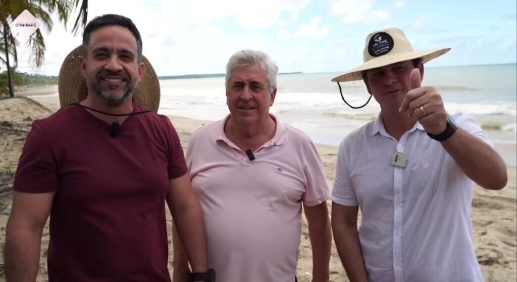 Coruripe: prefeito recebe presidente do Grupo Vila Galé para conhecer nova área turística da cidade