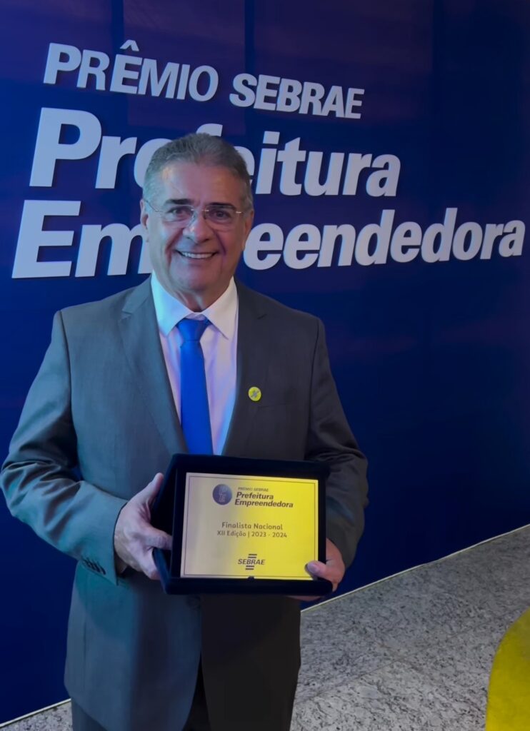 Em Brasília, prefeito de São Miguel dos Campos representa Alagoas em Prêmio Sebrae Prefeitura Empreendedora