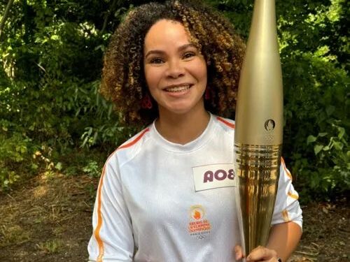 Alagoana participa de revezamento da tocha dos Jogos Olímpicos de Paris