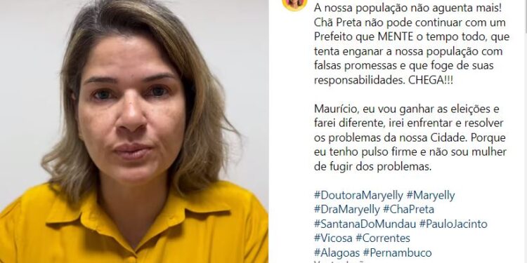 Dra. Marielle critica prefeito de Chã Preta por problemas de drenagem e promete soluções