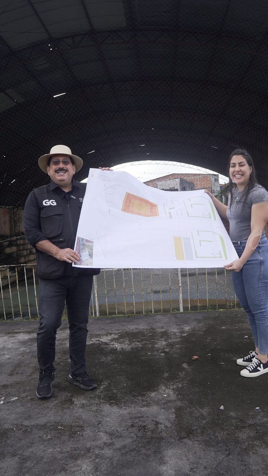 Prefeito Gilberto Gonçalves anuncia projeto de reforma e ampliação do Ginásio Luís Alves em Rio Largo