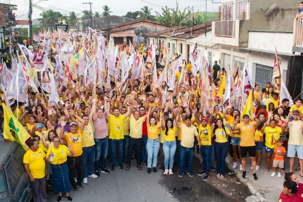 São Luís do Quitunde: Márcia Cavalcante realiza grande caminhada ao lado de centenas de apoiadores