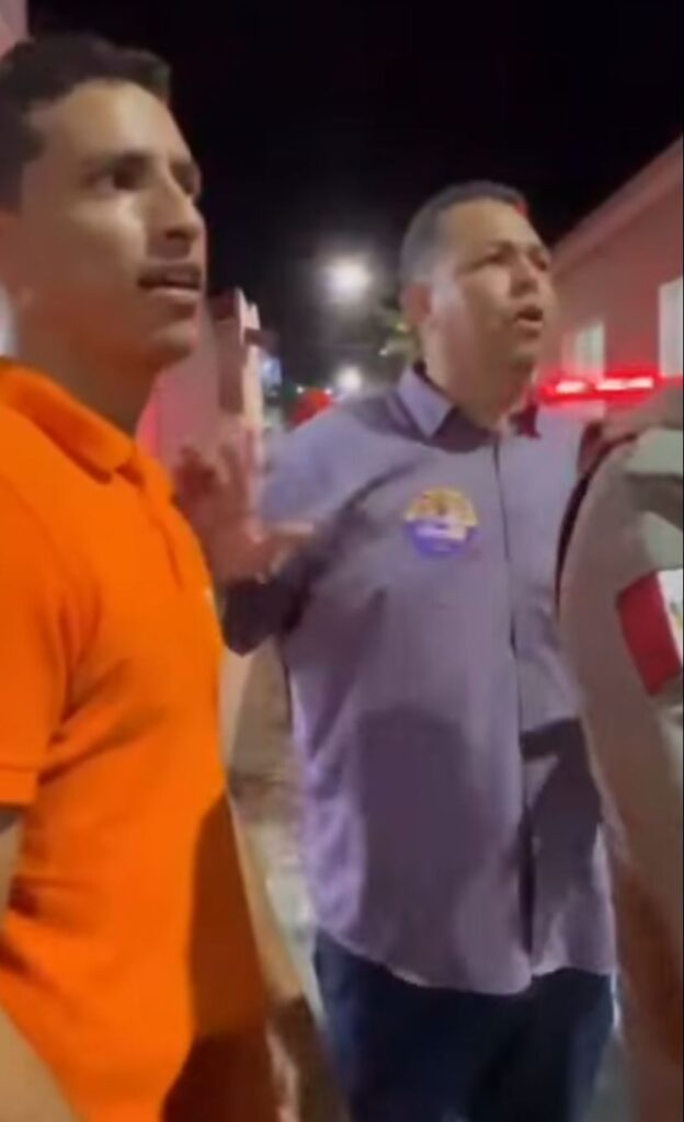 Bate boca marca encontro de comícios e caminhadas em Quebrangulo em noite quente