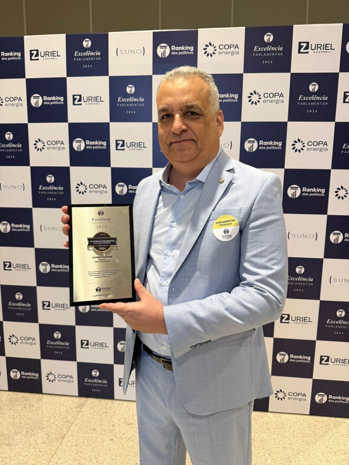 Alfredo Gaspar é escolhido melhor parlamentar de Alagoas e 2x melhor deputado federal pelo Ranking dos Políticos