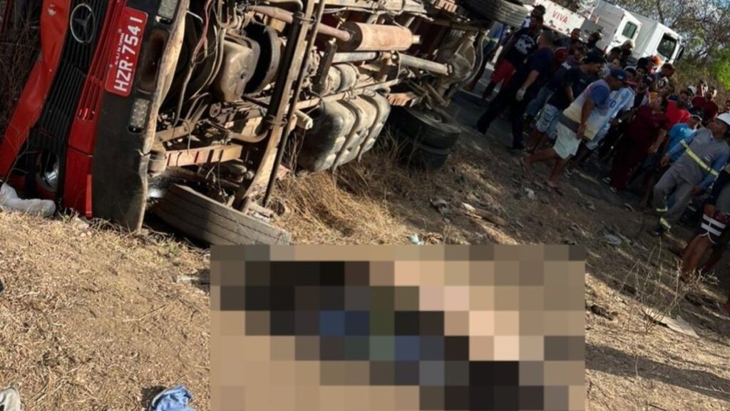 Funcionário da Equatorial morre e outros cinco ficam feridos após serem atropelados por caminhão desgovernado; motorista foi preso